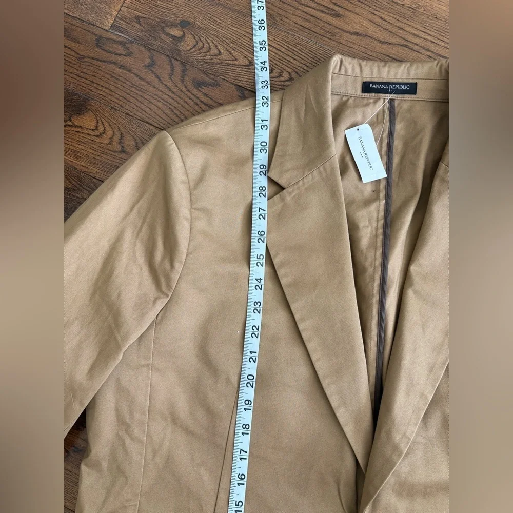 Banana Republic Mens Tailored Fit Tan Suit Jacket Size 48R